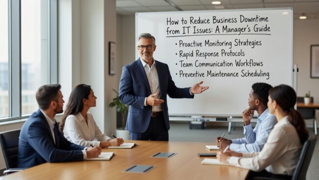 Learn practical strategies to reduce business downtime from IT issues. Discover monitoring, maintenance, and recovery planning techniques that prevent costly outages.