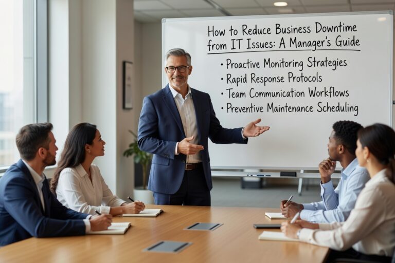 Learn practical strategies to reduce business downtime from IT issues. Discover monitoring, maintenance, and recovery planning techniques that prevent costly outages.