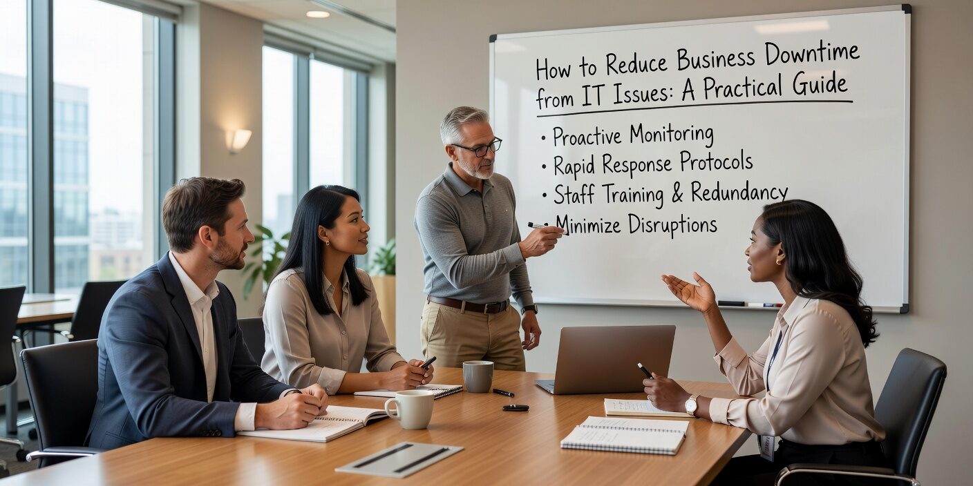 How to Reduce Business Downtime from IT Issues: A Practical Guide Featured Image Learn practical strategies to reduce IT downtime in your business. Discover common causes of outages and proven prevention methods to keep operations running smoothly.