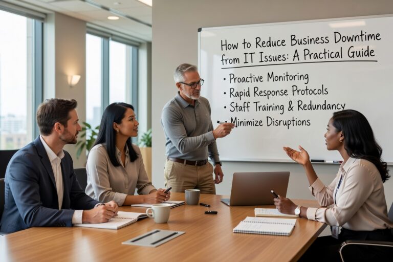 How to Reduce Business Downtime from IT Issues: A Practical Guide Featured Image Learn practical strategies to reduce IT downtime in your business. Discover common causes of outages and proven prevention methods to keep operations running smoothly.