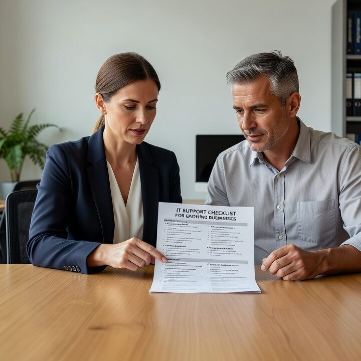 Use this IT support checklist to find gaps in help desk, backups, cybersecurity, and vendor management before they cause real disruptions.