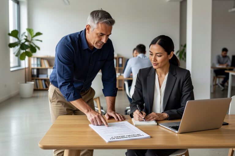 A practical IT support checklist for growing businesses covering hardware, backups, cybersecurity, help desk, and vendor management — no jargon required.