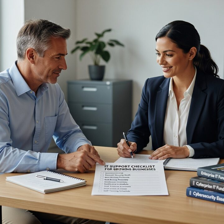 A practical IT support checklist for growing businesses — covering backups, security gaps, vendor accountability, and planning before major changes.