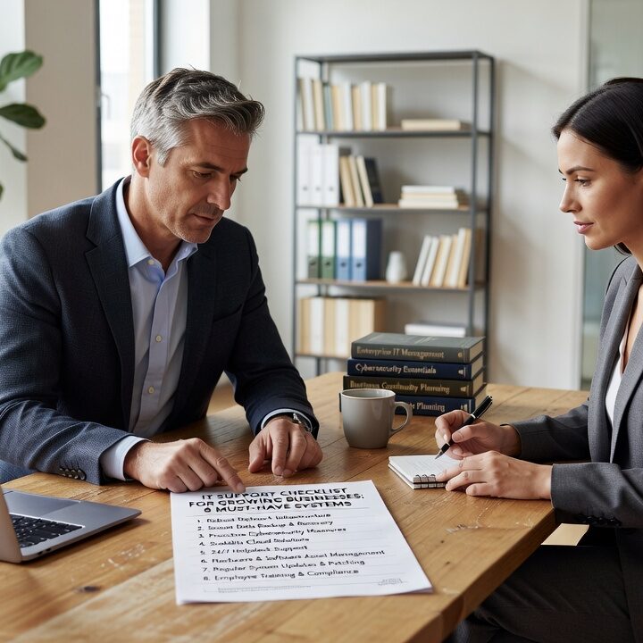 IT Support Checklist for Growing Businesses: 8 Must-Have Systems Featured Image Essential IT support checklist for growing businesses. Learn how to build scalable technology systems that support growth without creating operational bottlenecks.