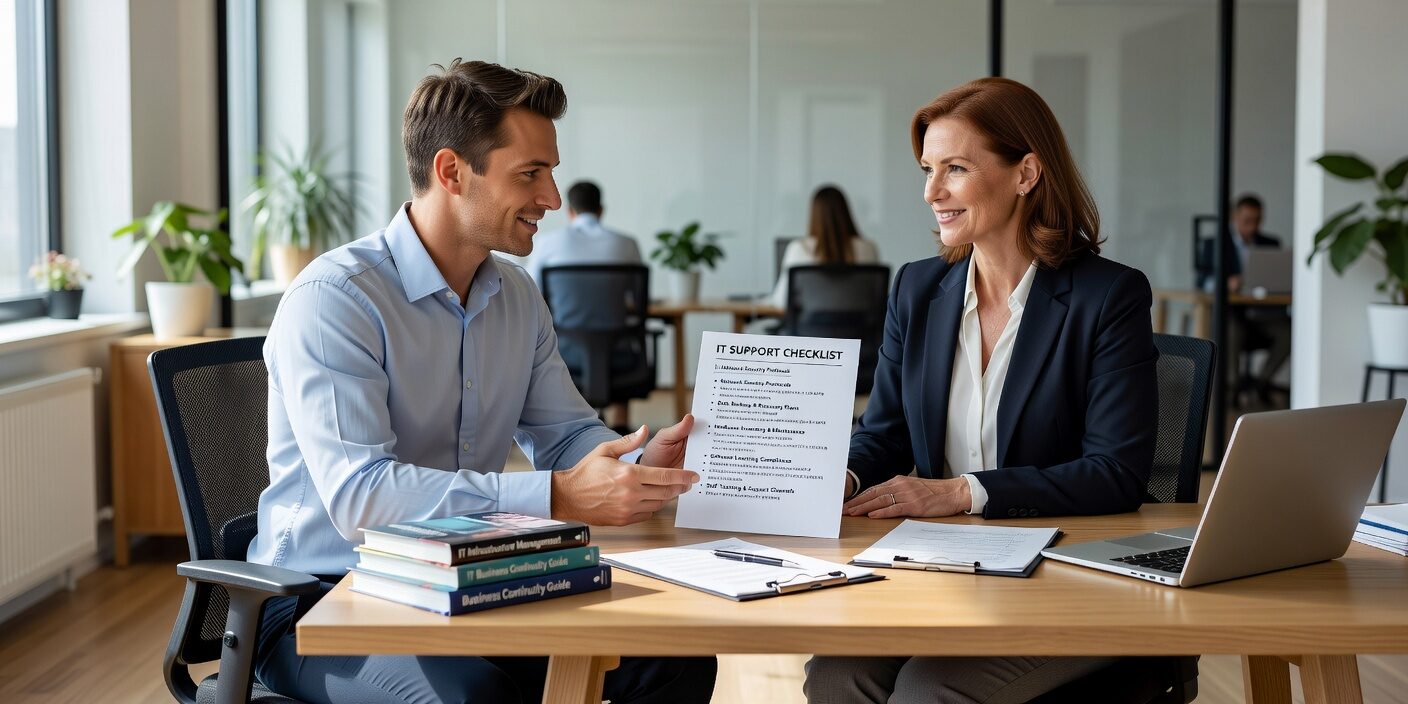 IT Support Checklist for Growing Businesses: Essential Elements Featured Image Essential IT support checklist for growing businesses. Learn help desk requirements, response times, documentation needs, and scalable support processes.