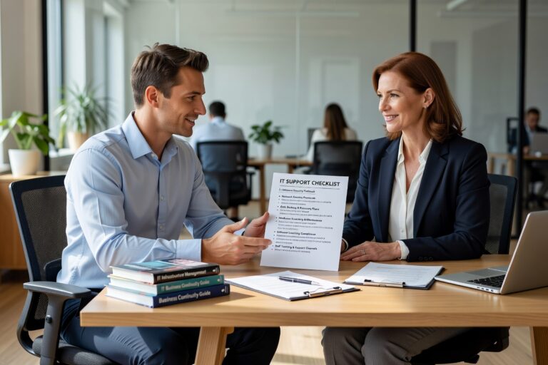 Essential IT support checklist for growing businesses. Learn help desk requirements, response times, documentation needs, and scalable support processes.