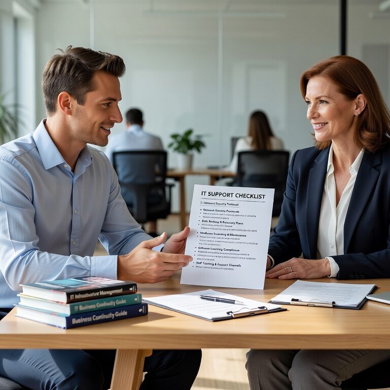 IT Support Checklist for Growing Businesses: Essential Elements Featured Image Essential IT support checklist for growing businesses. Learn help desk requirements, response times, documentation needs, and scalable support processes.