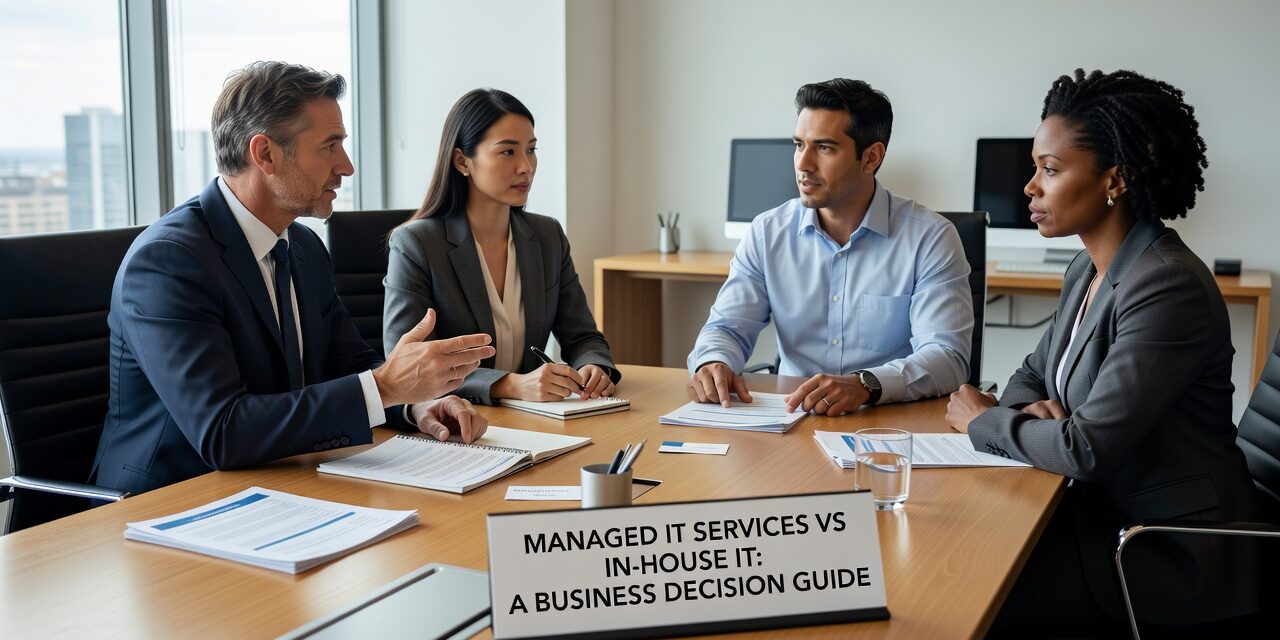 Compare managed IT services vs in house IT costs, response times, and expertise. Learn which approach works better for growing businesses.