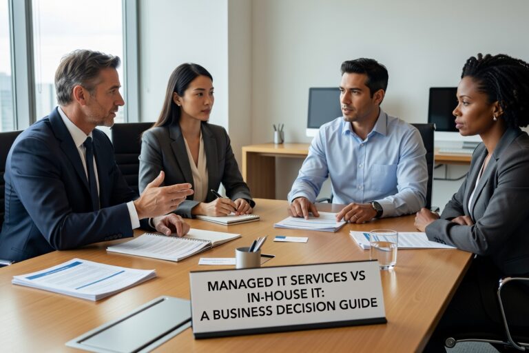 Compare managed IT services vs in house IT costs, response times, and expertise. Learn which approach works better for growing businesses.