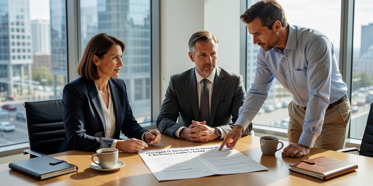 Managed IT Services vs In House IT: A Business Leader’s Guide Featured Image Compare managed IT services vs in house IT for your business. Learn the real costs, benefits, and hybrid options that work best for growing companies.