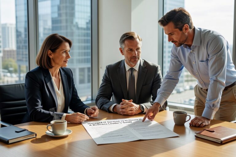 Compare managed IT services vs in house IT for your business. Learn the real costs, benefits, and hybrid options that work best for growing companies.