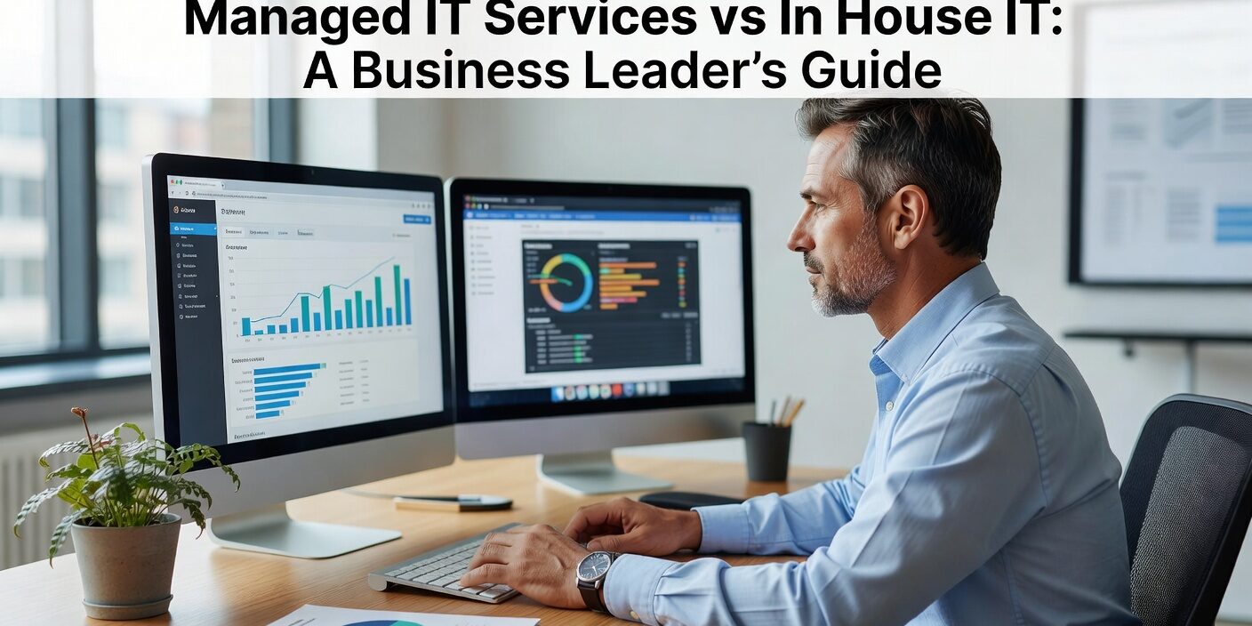 Managed IT Services vs In House IT: A Business Leader’s Guide Featured Image Compare managed IT services vs in house IT teams. Learn about costs, expertise, response times, and control to make the best IT support decision for your business.