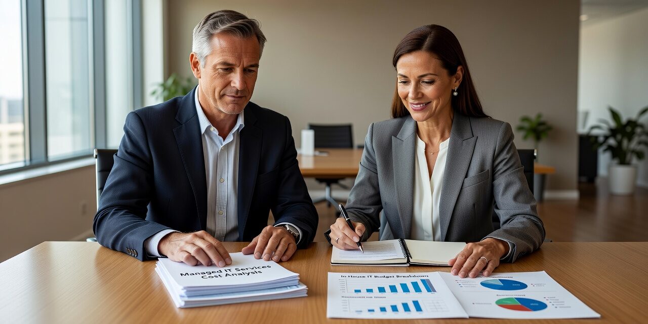 Managed IT Services vs In House IT: A Practical Cost Guide Featured Image Compare managed IT services vs in house IT costs, coverage, and benefits. Learn when each approach makes sense for growing businesses.