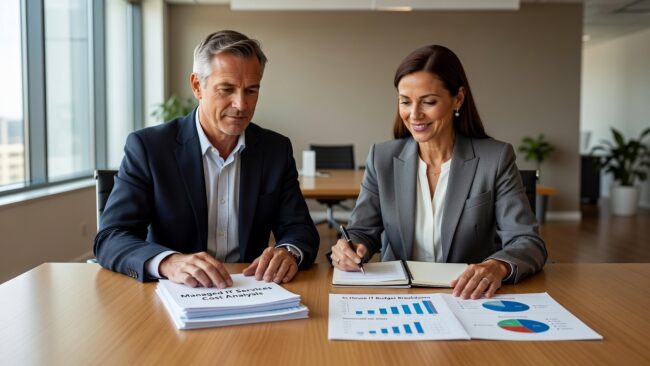 Compare managed IT services vs in house IT costs, coverage, and benefits. Learn when each approach makes sense for growing businesses.