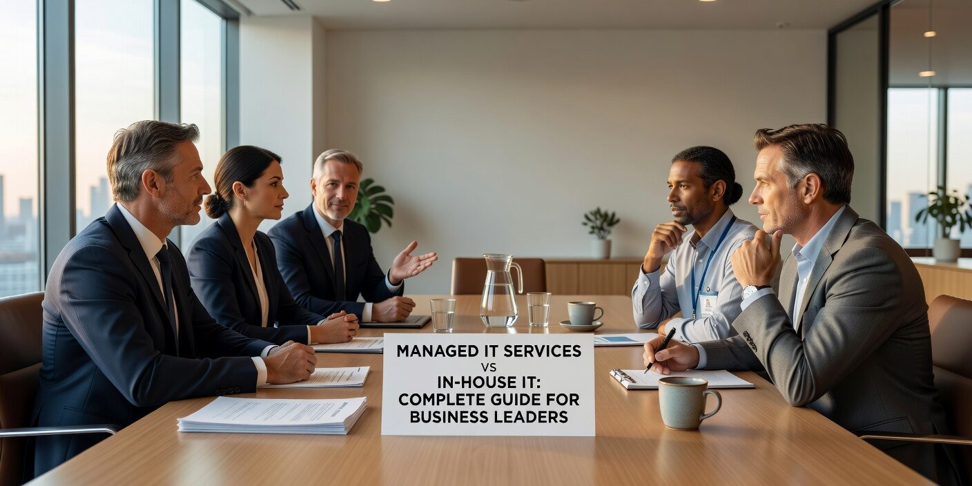 Managed IT Services vs In House IT: Complete Guide for Business Leaders Featured Image Compare managed IT services vs in house IT staff for your business. Learn costs, benefits, and how to choose the right technology support strategy.