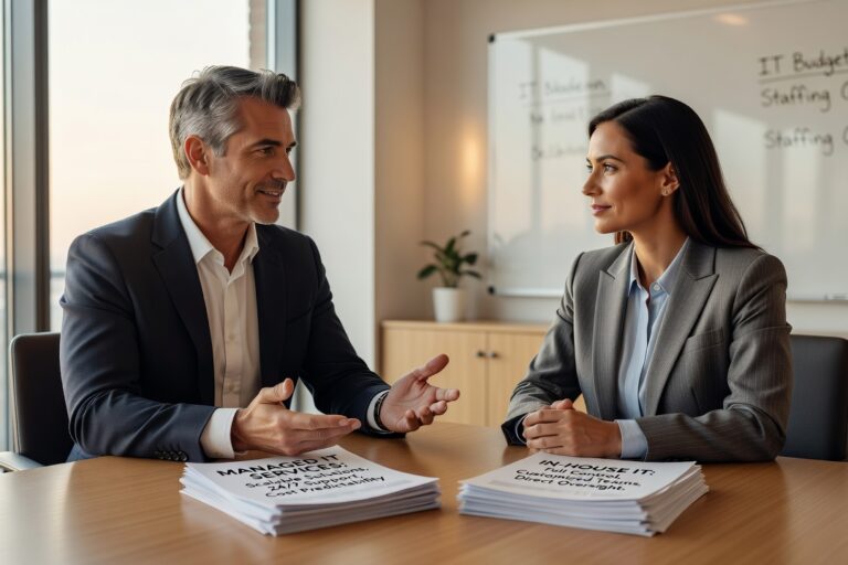 Managed IT Services vs In-House IT: How to Choose Featured Image Comparing managed IT services vs in-house IT? Learn how each model works, where each falls short, and how to decide what fits your business.