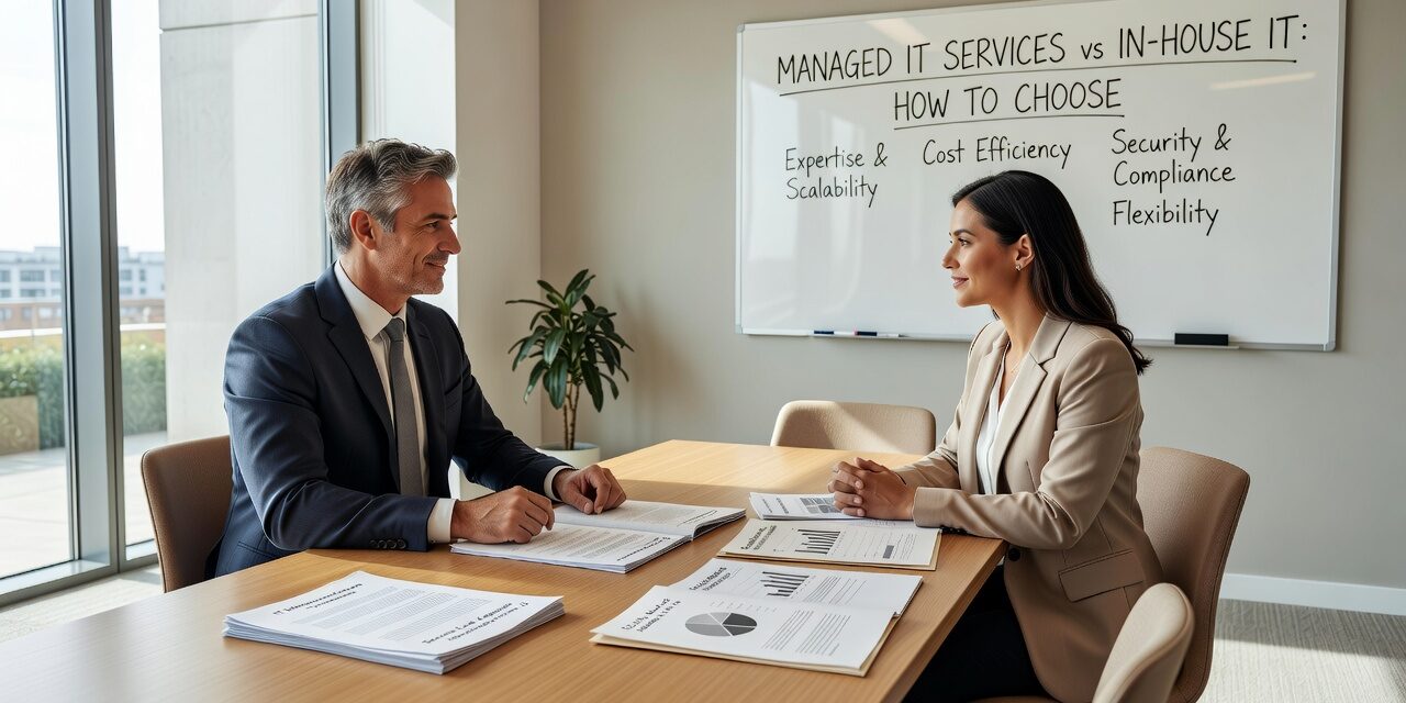 Managed IT Services vs In-House IT: How to Choose Featured Image Comparing managed IT services vs in-house IT? This guide breaks down how each model works, where each fails, and how to make the right call for your business.