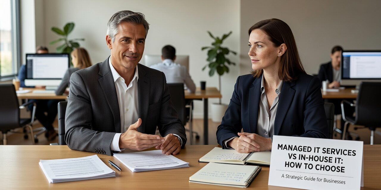 Managed IT Services vs In-House IT: How to Choose Featured Image Comparing managed IT services vs in-house IT? This guide breaks down real costs, coverage gaps, and how to choose the right model for your business.