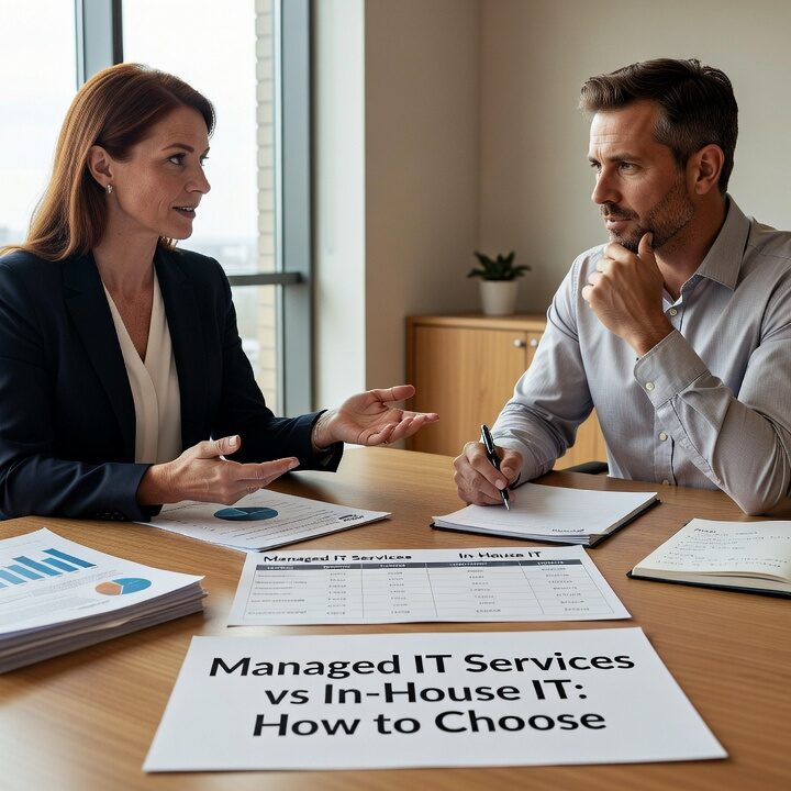 Managed IT Services vs In-House IT: How to Choose Featured Image Comparing managed IT services vs in-house IT? This plain-language guide helps business owners weigh real costs, coverage gaps, and when each model makes sense.