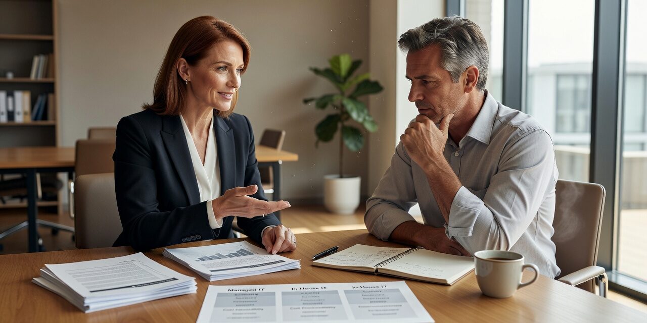 Weighing managed IT services vs in-house IT? This guide covers real costs, coverage gaps, and practical questions to help you make the right call.