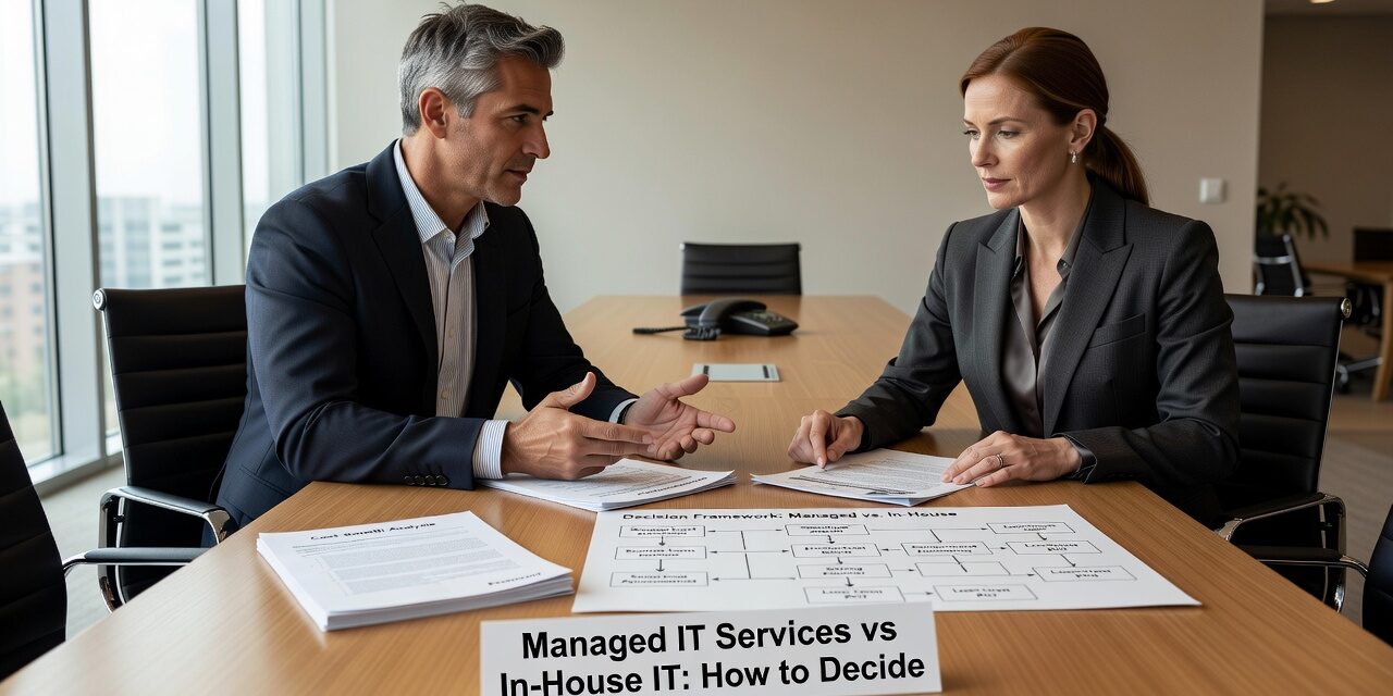 Managed IT Services vs In-House IT: How to Decide Featured Image Comparing managed IT services vs in-house IT? This practical guide helps business owners and managers decide which model fits their size, budget, and growth.