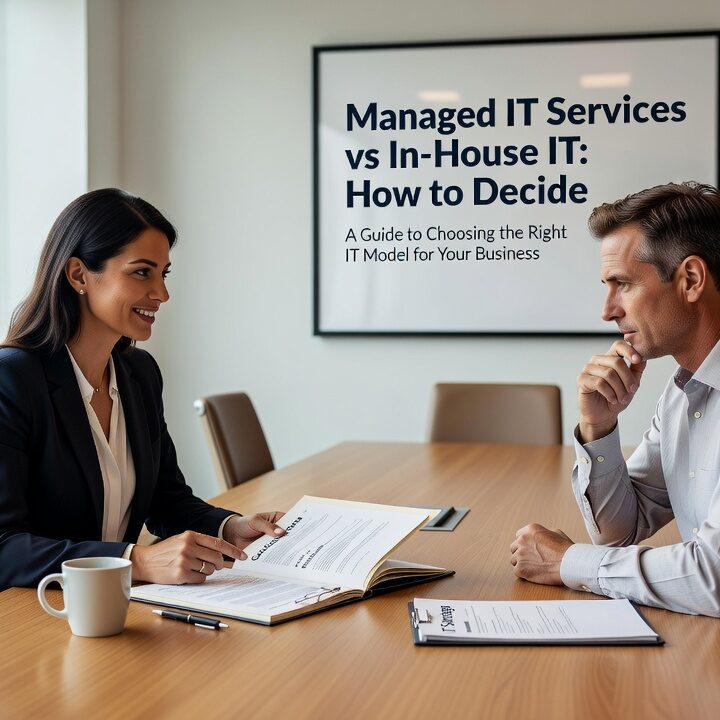 Comparing managed IT services vs in-house IT? Learn what each model covers, where each falls short, and how to decide what fits your business.