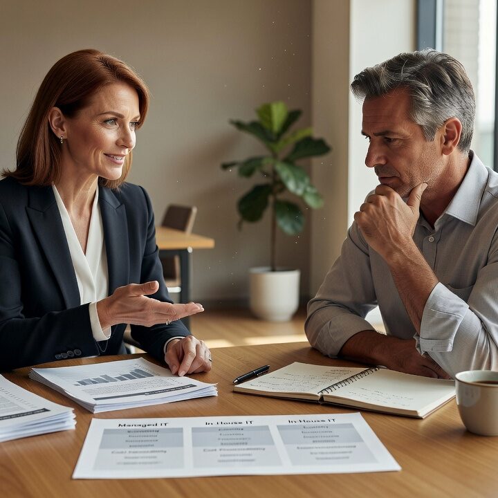 Managed IT Services vs In-House IT: How to Decide Featured Image Weighing managed IT services vs in-house IT? This guide covers real costs, coverage gaps, and practical questions to help you make the right call.