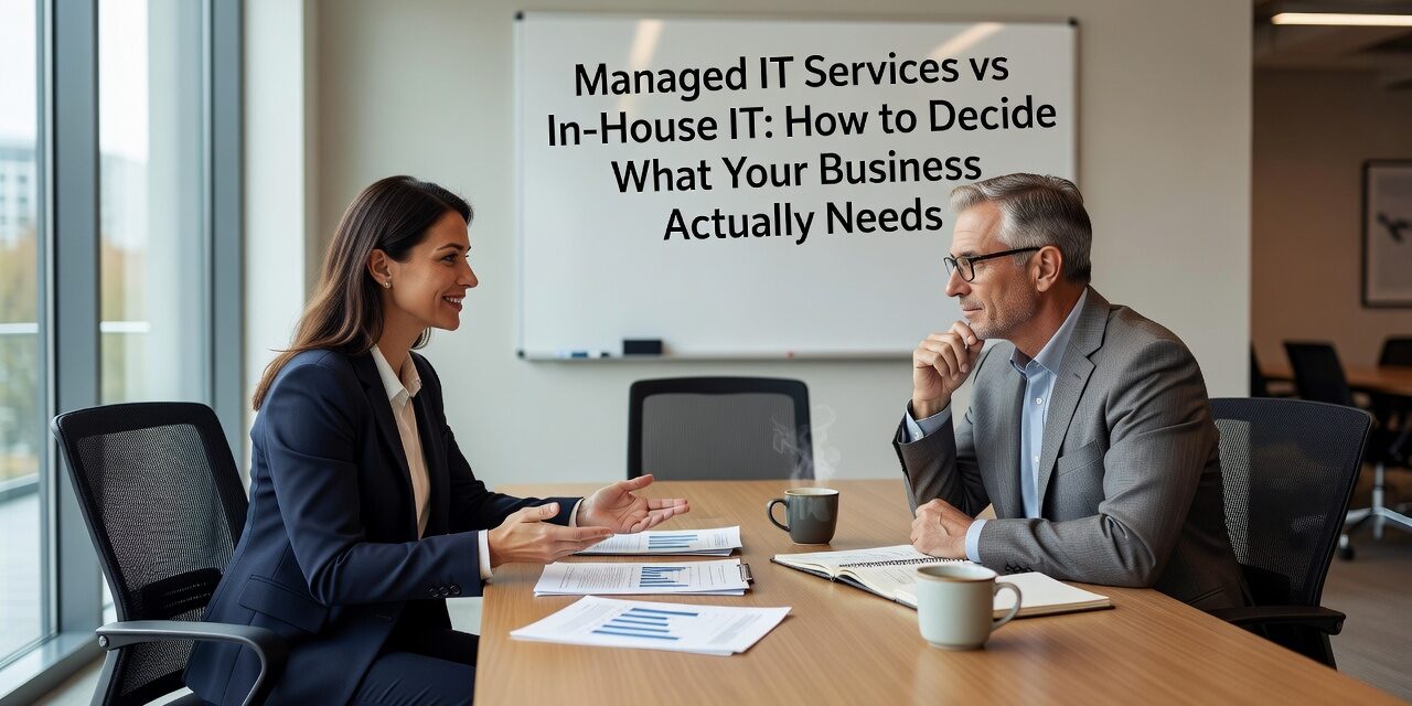 Weighing managed IT services vs in-house IT? This guide breaks down the real trade-offs to help business owners make a smarter, more informed decision.