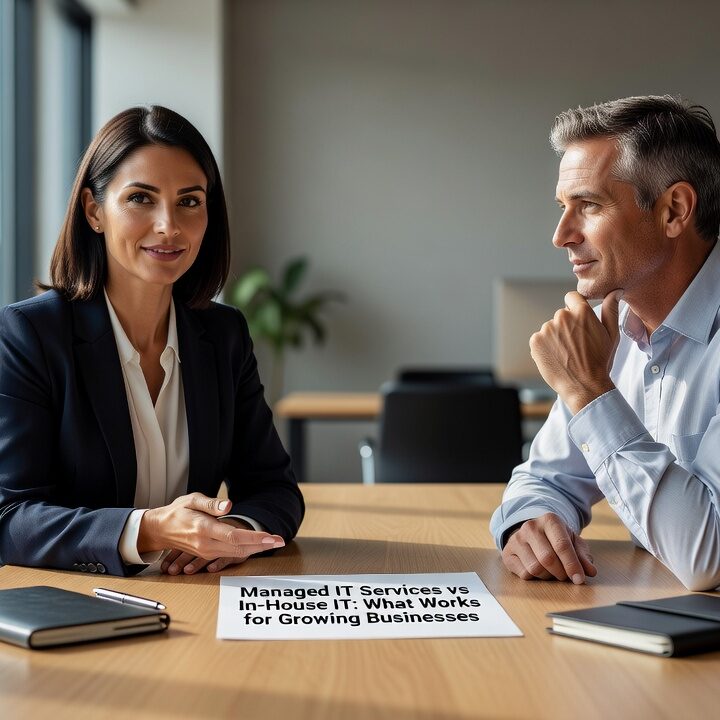 Managed IT Services vs In-House IT: What Works for Growing Businesses Featured Image Compare managed IT services vs in-house IT for growing businesses. Learn about costs, expertise, control trade-offs to make the right decision.