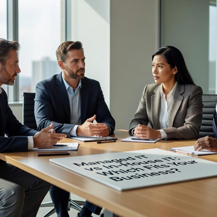Managed IT Services vs In House IT: Which Fits Your Business? Featured Image Compare managed IT services vs in house IT costs, benefits and decision factors for small businesses. Which option fits your budget and needs?