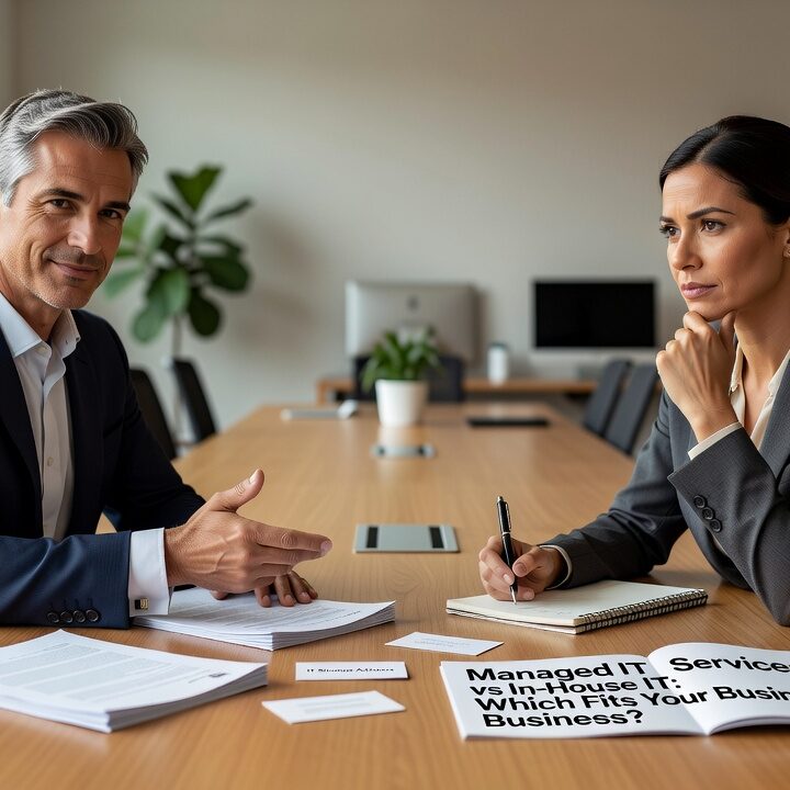 Managed IT Services vs In House IT: Which Fits Your Business? Featured Image Compare managed IT services vs in house IT for your business. Learn costs, benefits, and decision factors to choose the right IT support approach.
