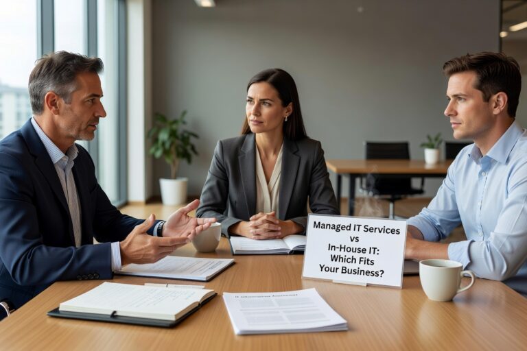 Compare managed IT services vs in house IT for small businesses. Learn about costs, benefits, and which approach best supports your growth plans.