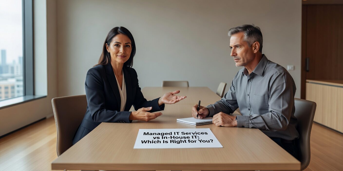 Managed IT Services vs In House IT: Which Is Right for You? Featured Image Compare managed IT services vs in house IT costs, expertise, and scalability. Learn which approach delivers better value and security for your business.