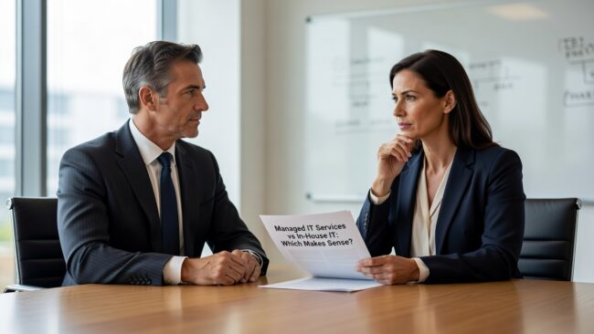 Comparing managed IT services vs in-house IT? Here's a practical breakdown of costs, coverage gaps, and how to choose the right model for your business.