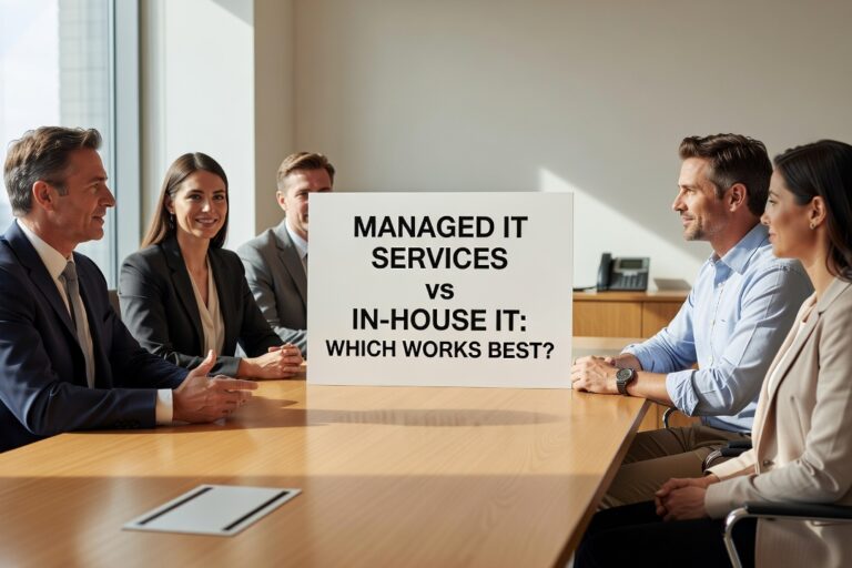 Compare managed IT services vs in house IT for growing businesses. Learn the pros, cons, and costs of each approach to make the right choice.