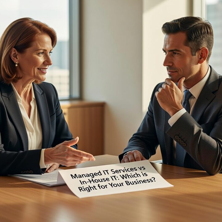 Managed IT Services vs In House IT: Which is Right for Your Business? Featured Image Learn the key differences between managed IT services vs in house IT support, including hybrid approaches that combine both for optimal coverage.