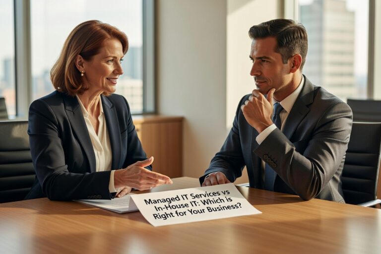 Learn the key differences between managed IT services vs in house IT support, including hybrid approaches that combine both for optimal coverage.