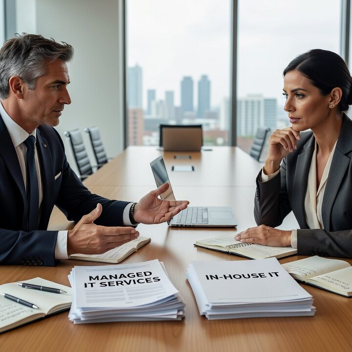 Managed IT Services vs. In-House IT: How to Decide Featured Image Comparing managed IT services vs. in-house IT? This guide breaks down real tradeoffs, common decision mistakes, and how to choose the right model for your business.