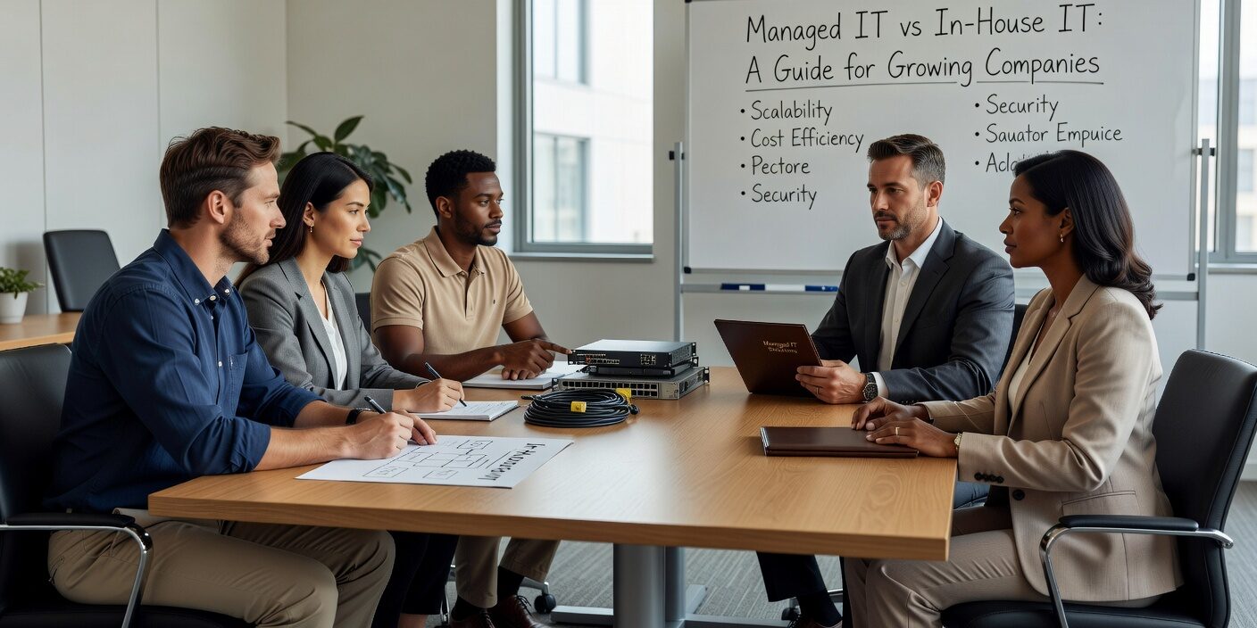 Compare managed IT vs in-house IT for growing companies. Learn costs, benefits, and how to choose the right IT model for sustainable business growth.