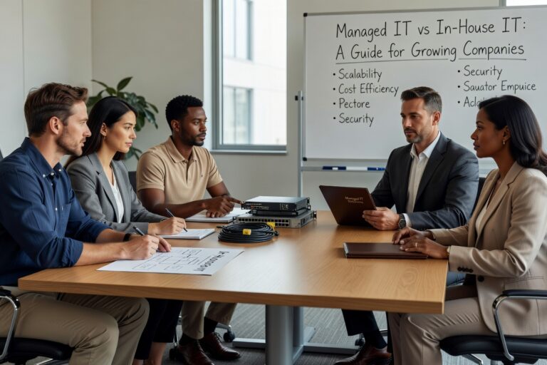 Managed IT vs In-House IT: A Guide for Growing Companies Featured Image Compare managed IT vs in-house IT for growing companies. Learn costs, benefits, and how to choose the right IT model for sustainable business growth.