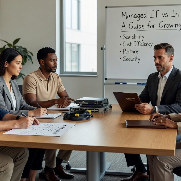 Compare managed IT vs in-house IT for growing companies. Learn costs, benefits, and how to choose the right IT model for sustainable business growth.