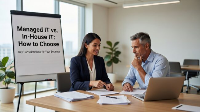 Comparing managed IT services vs in-house IT? Learn the real operational differences, common blind spots, and how to decide what fits your business.