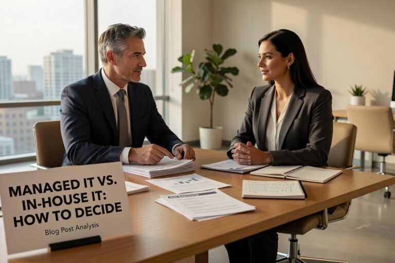 Weighing managed IT services vs in-house IT? This guide breaks down real costs, coverage gaps, and how to choose the right model for your business.