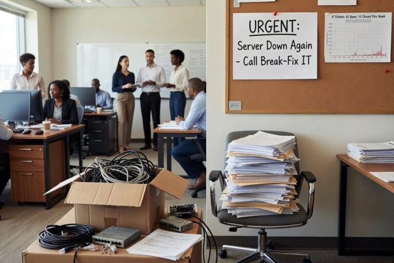 Discover the key warning signs that your growing business has outgrown break-fix IT support and needs proactive managed services.