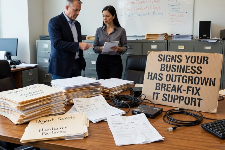Learn the key indicators that your growing business needs proactive IT management instead of reactive break-fix support for better reliability and growth.