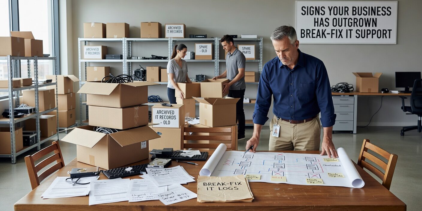Learn the key warning signs that your business has outgrown reactive IT support and needs a more strategic approach to technology management.