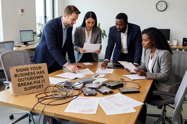 Learn the key indicators that your growing business needs proactive IT support instead of reactive break-fix services for better productivity and security.
