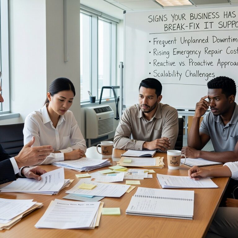 Learn the key warning signs that your growing business needs proactive IT support instead of reactive break-fix services for better reliability.