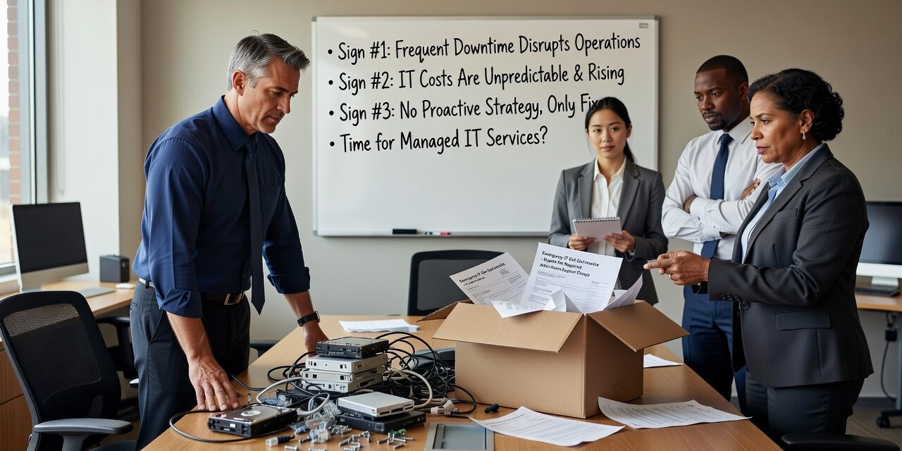 Signs Your Business Has Outgrown Break-Fix IT Support Featured Image Learn the clear warning signs that indicate your growing business has outgrown break-fix IT support and needs a more proactive approach.
