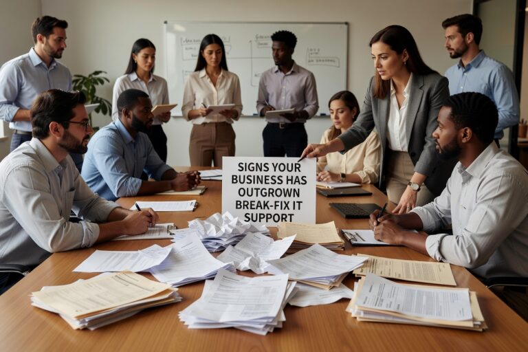 Discover the key warning signs that indicate your business has outgrown break-fix IT support and needs proactive managed IT services instead.